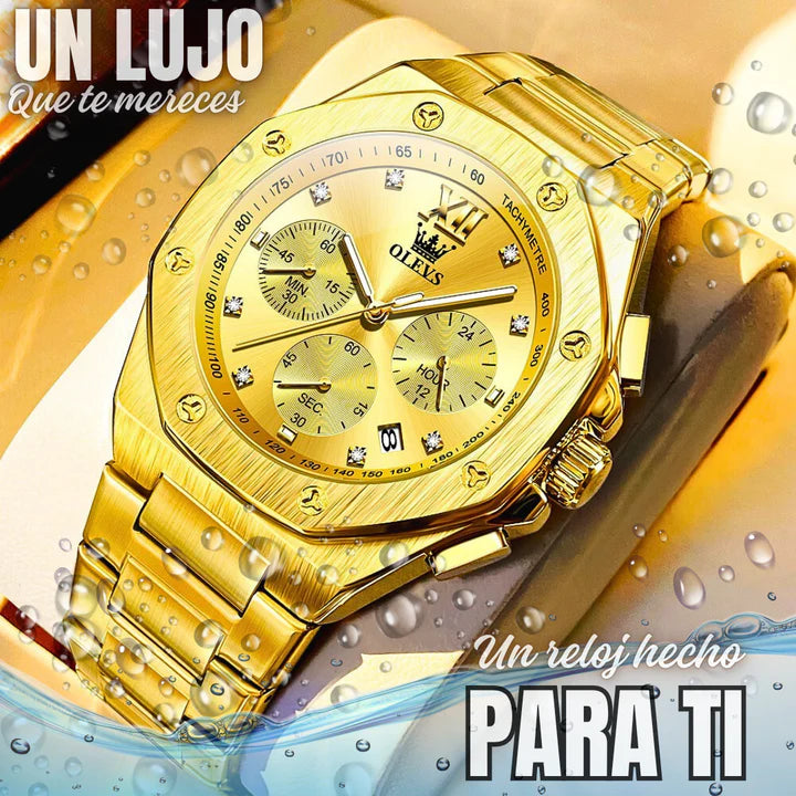 Reloj Exclusivo Olevs L35 Gold