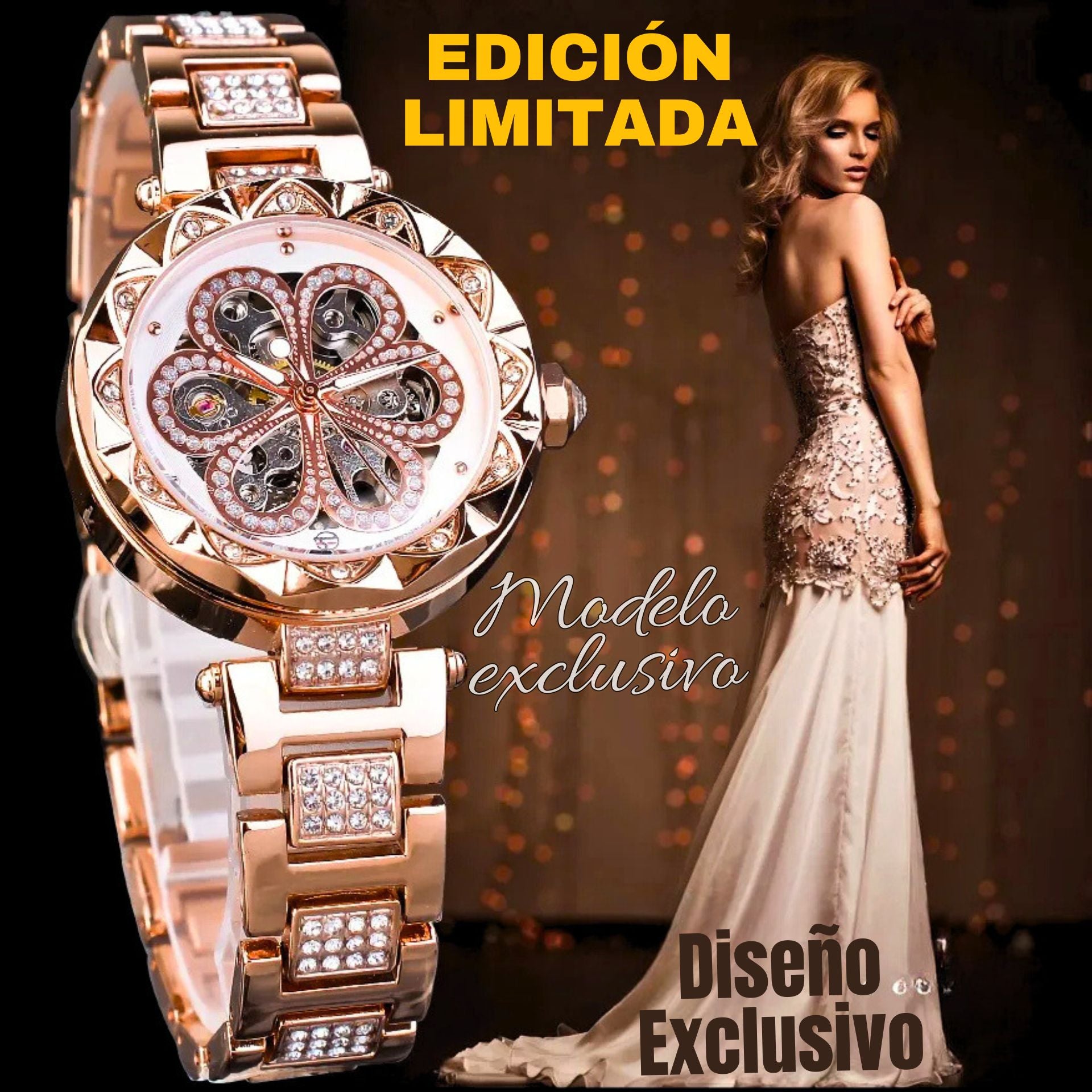 M8- Reloj Forsining Damas Premium