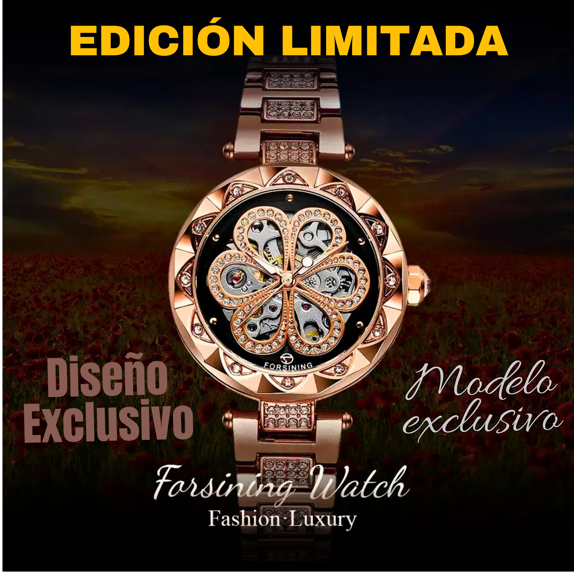 M8- Reloj Forsining Damas Premium